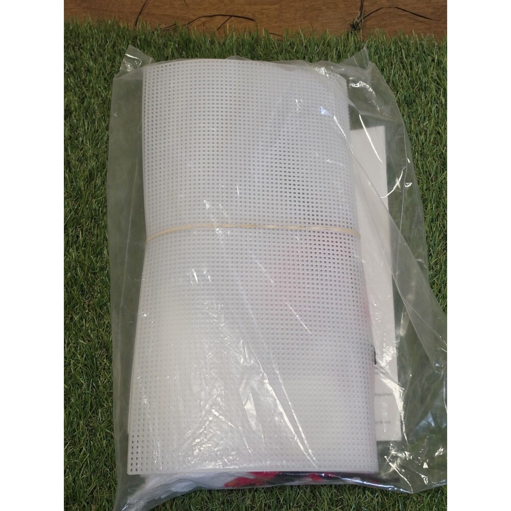 Mary Maxim Snowman Stocking  Plastic Canvas Kit #28391 22.5 x 13.5" New Sealed - Picture 5 of 7